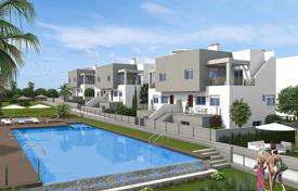 Property for sale in Alicante. New three-level townhouses with a solarium and a garden in Torrevieja, Aguas Nuevas area Property for sale in Alicante. New three-level townhouses with a solarium and a garden in Torrevieja, Aguas Nuevas area