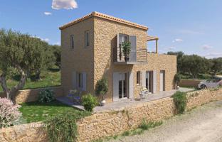 New two-storey house with a garden and parking in Messinia, Peloponnese, Greece. Price on request