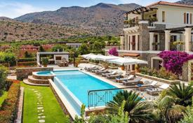 Three-storey villa with a pool, a garden and a beautiful view, Crete, Greece. Price on request
