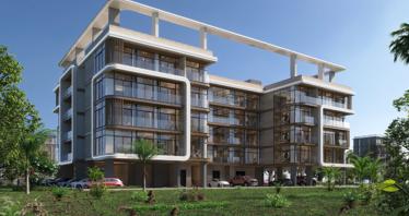 New low-rise residence One by Preston with an infinity pool and lounge areas close to Downtown Dubai, Dubai South, UAE