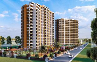 Residential complex with swimming pool in a quiet area, 300 metres to the sea, Mersin, Turkey for From 4,165,000 TRY