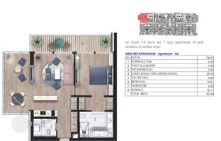 1-bedroom apartment 87 m² in Budva city for 1,100,000 €