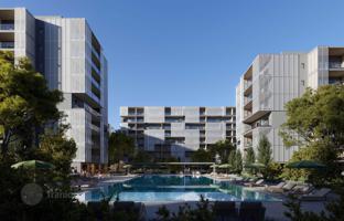 Prestigious complex with swimming pools, spa, and parking, 700 m from the sea, Livadia, Larnaca, Cyprus for From 212,000 €