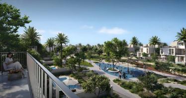 New complex of villas Ovelle The Valley with green areas and sports grounds, Al Yufrah 1, Dubai, UAE