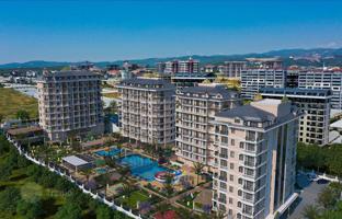 New residence with swimming pools, a spa center and a mini golf course, Alanya, Turkey for From 14,314,000 TRY