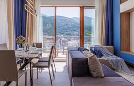 Premium apartment with a side sea view in a complex with a swimming pool, Becici, Montenegro for 385,000 €
