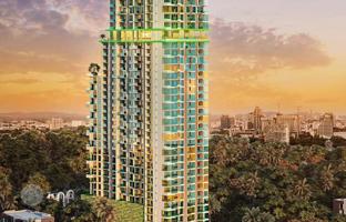 New high-rise project with swimming pools, a kids' club and panoramic views of the ocean, Pattaya, Thailand for From $330,000