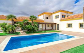 Two-storey sunny villa with a pool and ocean views in Golf del Sur, Tenerife, Spain for 1,600,000 €