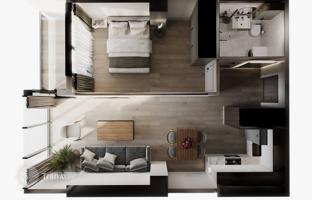 1-bedroom apartment in new building 57 m² in Batumi for $137,000