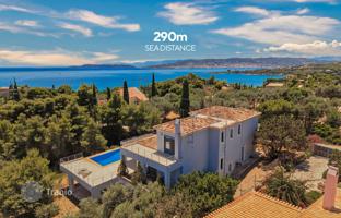 Modern, bright villa with a pool and sea views in Kranidi, Peloponnese, Greece for 1,500,000 €