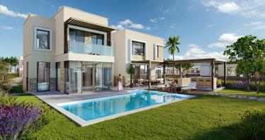 New complex of villas with swimming pools close to the center of Muscat, Oman