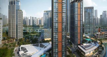 1 new flats in residential complex Peninsula Two in Business Bay