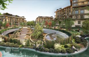 New residence with a swimming pool and a green area close to a metro station, Istanbul, Turkey for From 24,738,000 TRY