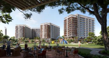 New Park Five Residence with a swimming pool and a co-working area, Dubai Production city, Dubai, UAE