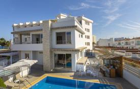 Classical villa with a swimming pool on the first sea line, Protaras, Cyprus. Price on request