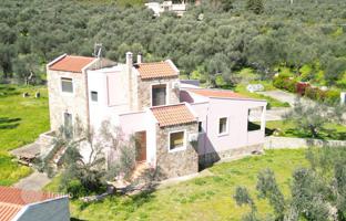 Three-storey villa with a garden and mountain views in Lakonia, Peloponnese, Greece for 550,000 €