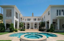 Spacious villa with a garden, a backyard, a pool, a barbecue area, a patio, a terrace and a garage, Coral Gables, USA for $9,750,000