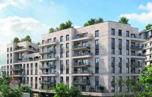 New residential complex with a parking near the Seine promenade in Clichy, Ile-de-France, France for From 342,000 €