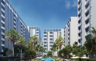 New residence with swimming pools and a water park close to rich infrastructure of Sharjah, UAE for From $223,000