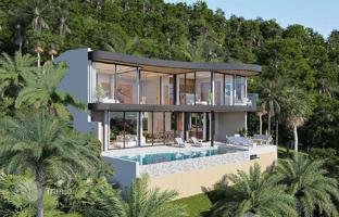 Modern villas with sea and jungle views in Bangpor, Koh Samui, Thailand for From $603,000