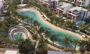 New gated residence Nad al Sheba Gardens with a lagoon and a swimming pool close to highways, Nad Al Sheba 1, Dubai, UAE for From $3,812,000