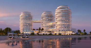 New residence with swimming pools, co-working and lounge areas, Ras Al Khaimah, UAE