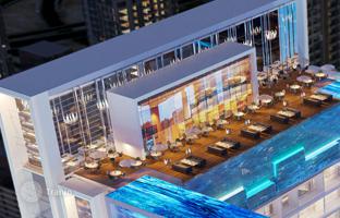 Villas with views of the city, sea and lakes in the complex Sky Villas with developed infrastructure, JLT, Dubai, UAE for From $1,770,000