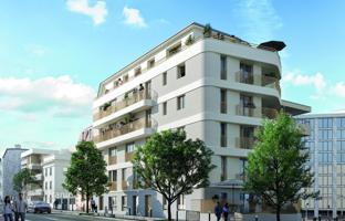 Modern residential complex with a parking in the suburbs of Paris, Suresnes, France for From 362,000 €