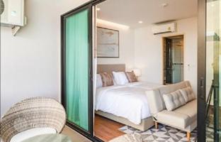 Furnished studio with a balcony in a residence with restaurants, 150 meters from the beach, Rawai, Thailand for $133,000