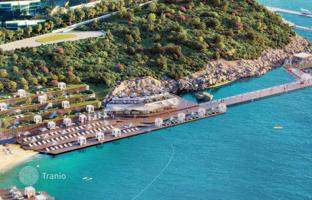 Three-level houses in a residential complex with a private beach, a marina, a wide range of services in Bodrum, Mugla, Turkey for From 61,768,000 TRY