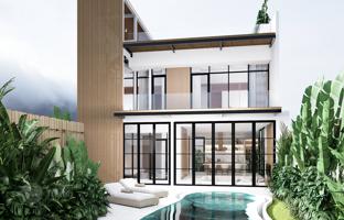 Two-storey villas with pools and gardens in Canggu, Badung, Indonesia for $620,000