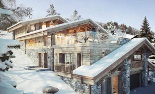 New four-storey chalet with a spa area, a cinema and terraces, Les Gets, France for 5,500,000 €
