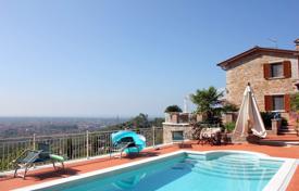 Beautiful villa with a swimming pool and a panoramic view of the sea, Seravezza, Italy. Price on request