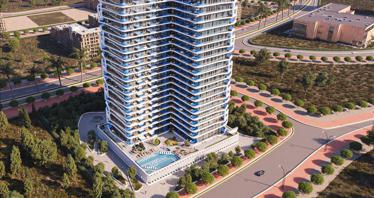 Apartments with private pools in the new Ibiza complex, the Dubailand area, Dubai