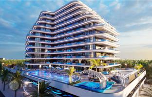 New residence Samana Portofino with swimming pools and a lounge area, Dubai Production City, Dubai, UAE for From $234,000