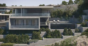 Complex of villas with a panoramic view of the sea, Tremithousa, Cyprus