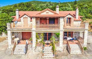 Traditional style two-level villa with a large plot, Stavrodromi, Peloponnese, Greece for 415,000 €