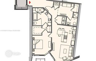 1-bedroom apartments in condo 120 m² in Miami for $800,000