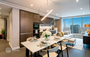 Luxury apartment in a new prestigious residence with a swimming pool, Canary Wharf, London, UK for £1,279,000