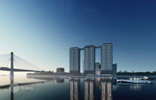 New high-rise residence with a swimming pool, a garden and a panoramic view, Phnom Penh, Cambodia for From $126,000