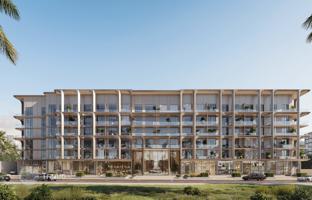Apartment in One Beverly complex with swimming pools and mini golf course in the developed area of ​​Arjan-Dubailand, Dubai, UAE for £138,000