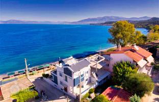 Furnished four-level villa on the seafront, Peloponnese, Greece for 350,000 €