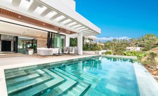 Furnished villa with a pool, a spa, a wine cellar and sea views in El Madroñal, Malaga, Costa del Sol, Spain for 7,000,000 €