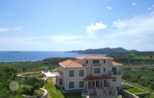 Spacious new villa with a pool, a garage and sea views in Peloponnese, Greece for 2,000,000 €