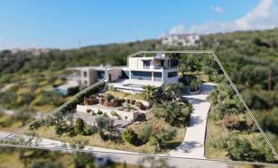 Stylish modern villa with a pool and a large plot near the beach, Messinia, Peloponnese, Greece for 1,150,000 €
