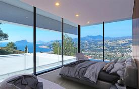 Contemporary villa with 4 bedrooms, luxury basement, private pool and astounding sea views in Moraira for 3,250,000 €