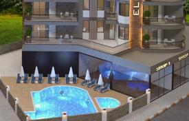 New apartments in a modern residence with swimming pools, 500 meters from the beach, Alanya, Turkey for $178,000