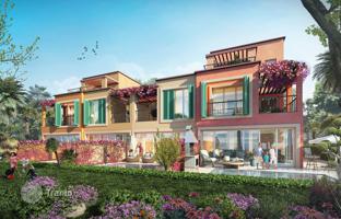 New residence Lagoons Nice with a beach, swimming pools and a spa close to the autodrome and Palm Jumeirah, Damac Lagoons, Dubai, UAE for From $777,000