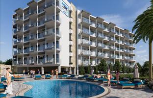 New gated residence with swimming pools and a spa area at 200 meters from the beach, Mouttagiaka, Cyprus for From 310,000 €