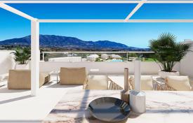 Penthouses in a new residence with swimming pools, on the first line of the golf course, Mijas, Spain for 420,000 €